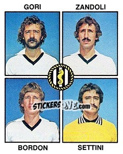 Cromo Gori / Zandoli / Bordon / Settini - Calciatori 1979-1980 - Panini