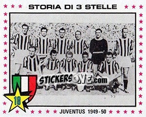 Sticker Juventus, 1949-50 - Calciatori 1979-1980 - Panini