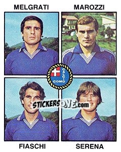 Sticker Melgrati / Marozzi / Fiaschi / Serena - Calciatori 1979-1980 n. 362 - Panini