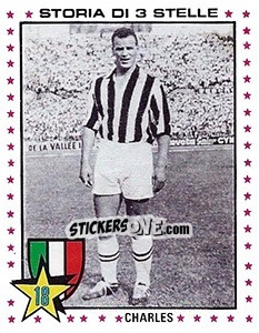 Figurina John Charles - Calciatori 1979-1980 - Panini