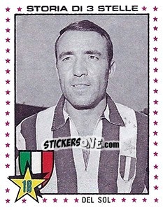 Figurina Del Sol - Calciatori 1979-1980 - Panini