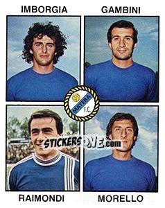 Sticker Imbrogia / Gambini / Raimondi / Morello - Calciatori 1979-1980 n. 396 - Panini