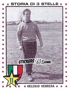 Sticker Helenio Herrera - Calciatori 1979-1980 n. 401 - Panini