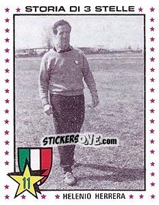 Figurina Helenio Herrera - Calciatori 1979-1980 - Panini