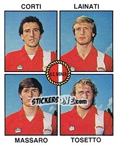 Sticker Corti / Lainati / Massaro / Tosetto - Calciatori 1979-1980 - Panini