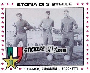 Sticker Burgnich / Guarneri / Facchetti - Calciatori 1979-1980 n. 409 - Panini