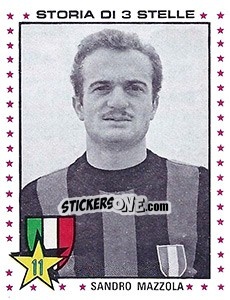 Figurina Sandro Mazzola - Calciatori 1979-1980 - Panini
