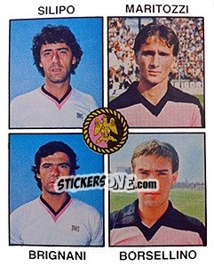 Cromo Silipo / Maritozzi / Brignani / Borsellino - Calciatori 1979-1980 - Panini
