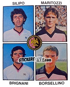 Sticker Silipo / Maritozzi / Brignani / Borsellino - Calciatori 1979-1980 n. 414 - Panini