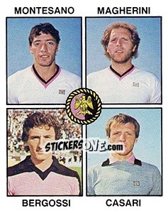 Sticker Montesano / Magherini / Bergossi / Casari - Calciatori 1979-1980 n. 415 - Panini