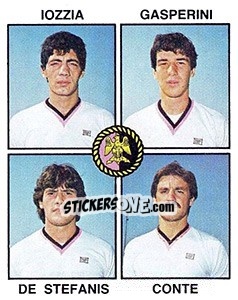 Cromo Iozzia / Gasperini / De Stefanis / Conte - Calciatori 1979-1980 - Panini