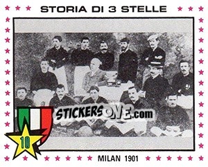 Figurina Milan, 1901 - Calciatori 1979-1980 - Panini