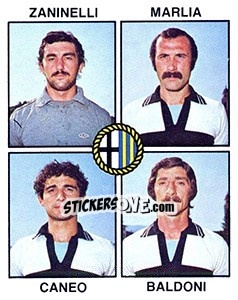 Sticker Zaninelli / Marilia / Caneo / Baldoni - Calciatori 1979-1980 - Panini