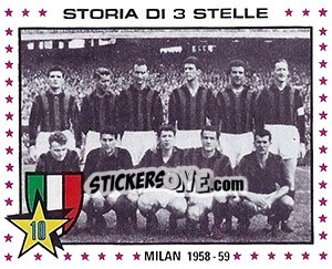 Sticker Milan, 1958-59 - Calciatori 1979-1980 n. 427 - Panini