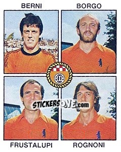 Sticker Berni / Borgo / Frustalupi / Rognoni - Calciatori 1979-1980 - Panini