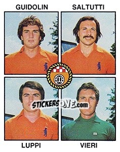 Sticker Guidolin / Salutti / Luppi / Vieri - Calciatori 1979-1980 n. 442 - Panini