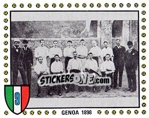 Sticker Genoa, 1898