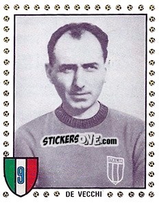 Figurina De Vecchi - Calciatori 1979-1980 - Panini