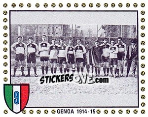 Sticker Genoe, 1914-15