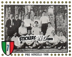 Cromo Pro Vercelli, 1908 - Calciatori 1979-1980 - Panini