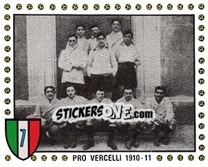 Sticker Pro Vercelli, 1910-11 - Calciatori 1979-1980 n. 454 - Panini