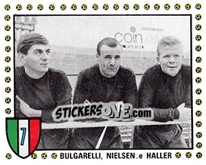 Sticker Bulgarelli / Nielsen / Haller - Calciatori 1979-1980 - Panini