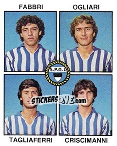 Sticker Fabbri / Ogliari / Tagliaferri / Criscimanini - Calciatori 1979-1980 - Panini