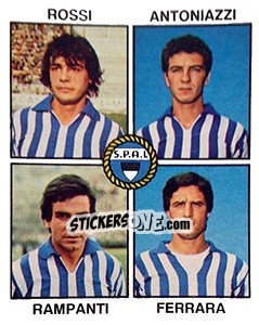 Cromo Rossi / Antoniazzi / Rampanti / Ferrara - Calciatori 1979-1980 - Panini