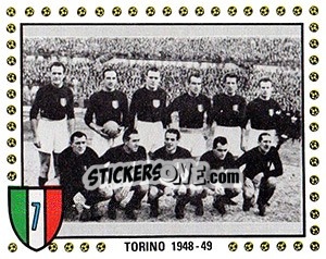 Sticker Torino, 1948-49 - Calciatori 1979-1980 - Panini