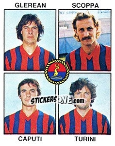 Sticker Glerean / Scoppa / Caputi / Turini - Calciatori 1979-1980 n. 478 - Panini