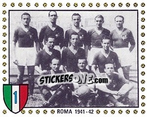 Figurina Roma, 1941-42 - Calciatori 1979-1980 - Panini