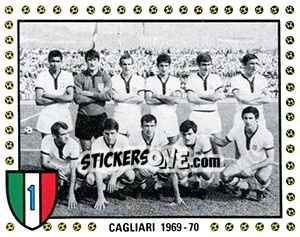Sticker Cagliari, 1969-70