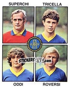 Sticker Superchi / Tricella / Oddi / Roversi - Calciatori 1979-1980 - Panini