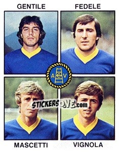 Sticker Gentile / Fedele / Mascetti / Vignola - Calciatori 1979-1980 n. 494 - Panini
