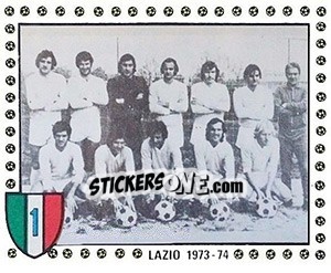 Sticker Lazio, 1973-74 - Calciatori 1979-1980 n. 498 - Panini