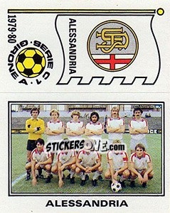 Sticker Squadra / Scudetto Alessandria - Calciatori 1979-1980 n. 500 - Panini