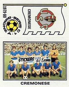 Cromo Squadra / Scudetto Cremonese - Calciatori 1979-1980 - Panini