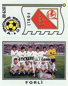 Sticker Squadra / Scudetto Forli - Calciatori 1979-1980 n. 505 - Panini