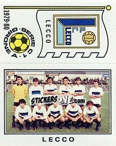 Cromo Squadra / Scudetto Lecco A.C. - Calciatori 1979-1980 - Panini