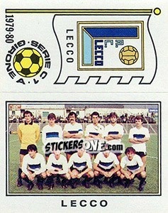 Sticker Squadra / Scudetto Lecco A.C. - Calciatori 1979-1980 n. 506 - Panini