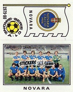 Cromo Squadra / Scudetto Novara - Calciatori 1979-1980 n. 508 - Panini