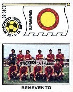 Figurina Squadra / Scudetto Benevento - Calciatori 1979-1980 - Panini