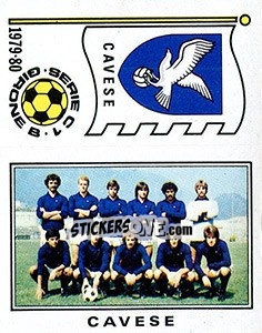 Figurina Squadra / Scudetto Cavese - Calciatori 1979-1980 - Panini