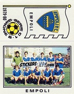 Figurina Squadra / Scudetto Empoli