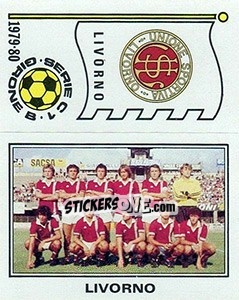 Cromo Squadra / Scudetto Livorno - Calciatori 1979-1980 n. 527 - Panini