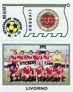 Sticker Squadra / Scudetto Livorno