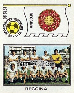 Figurina Squadra / Scudetto Reggina