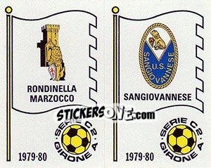 Sticker Scudetto (Rondinella Marzocco / Sangiovannese)