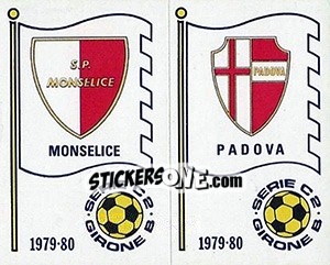 Sticker Scudetto (Monselice / Padova) - Calciatori 1979-1980 n. 550 - Panini