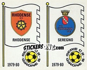 Figurina Scudetto (Rhodense / Seregno) - Calciatori 1979-1980 - Panini